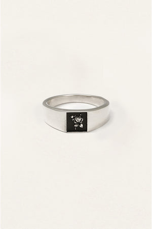 Rose Signet Ring