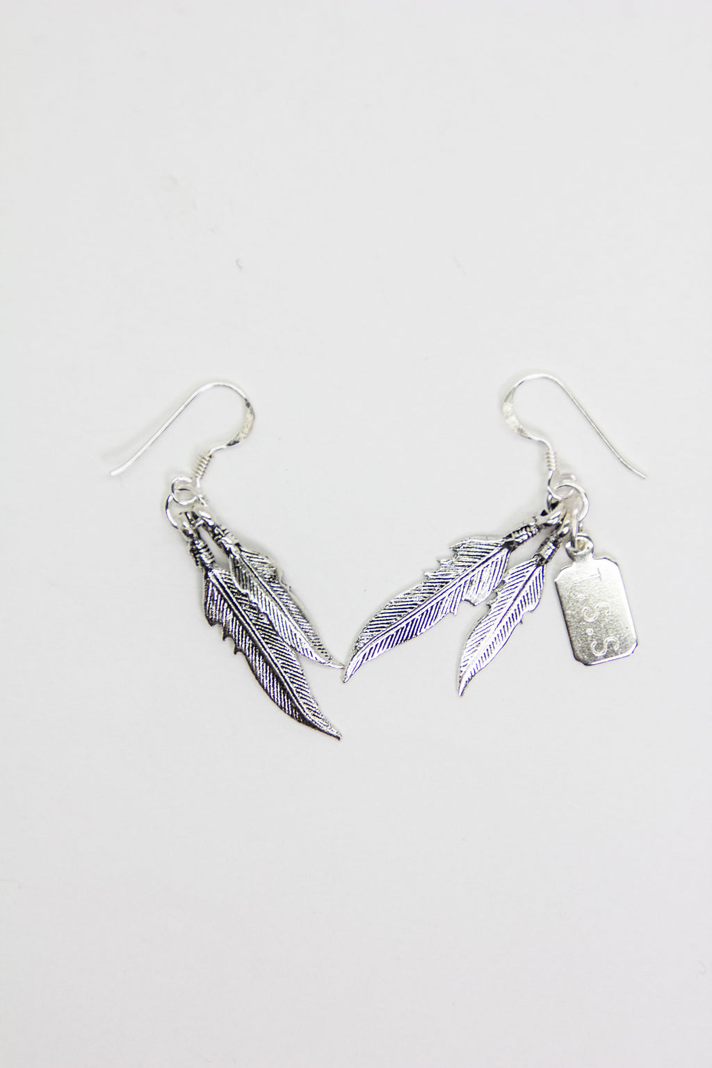 Antique Feather Earrings