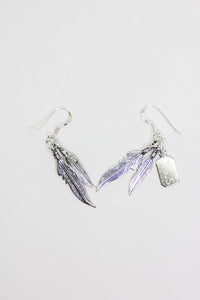 Antique Feather Earrings