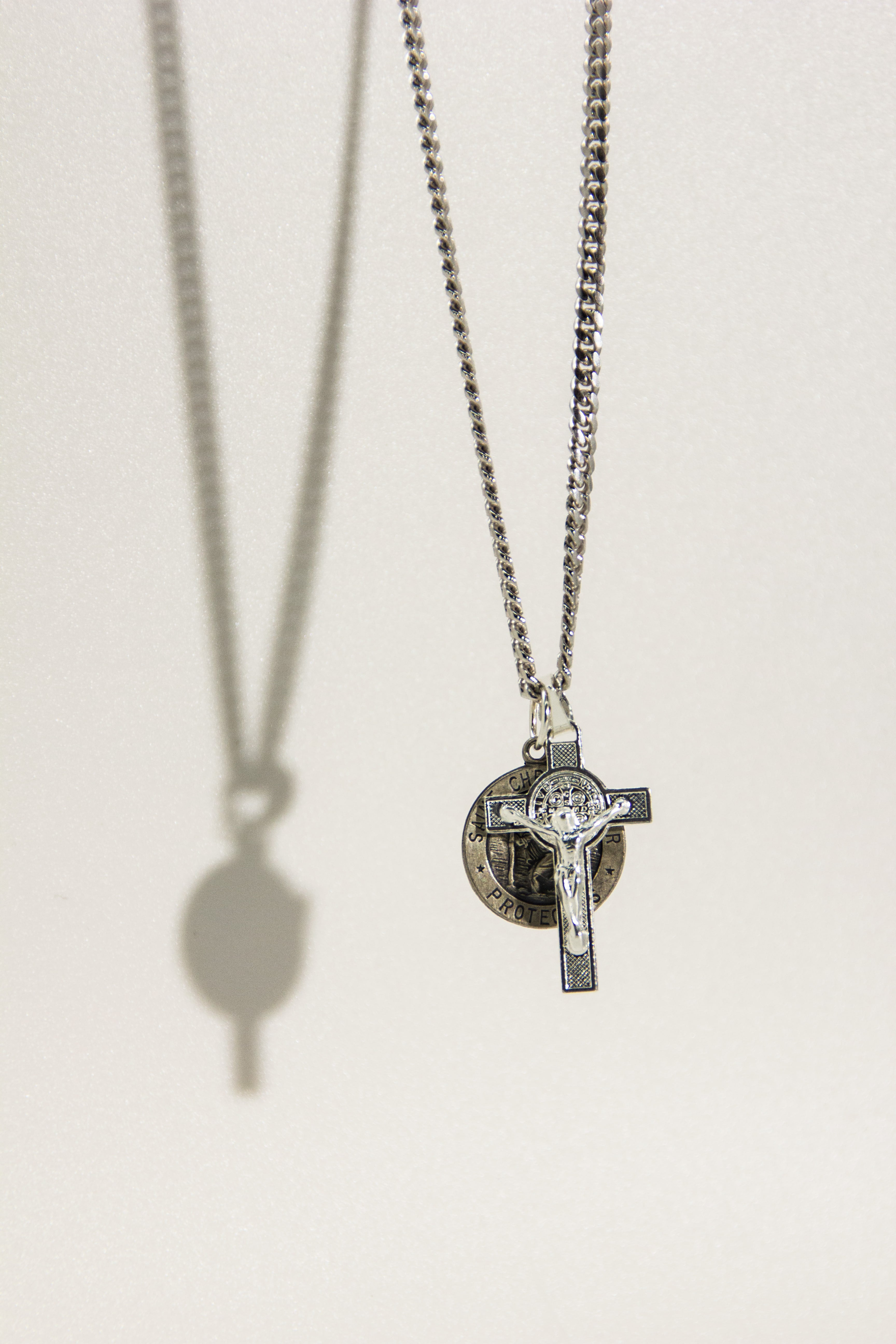 St. Christopher Cross Necklace – The Silver Stone