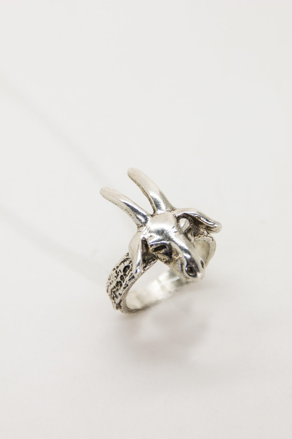 Goat Skull Ring