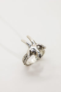 Goat Skull Ring