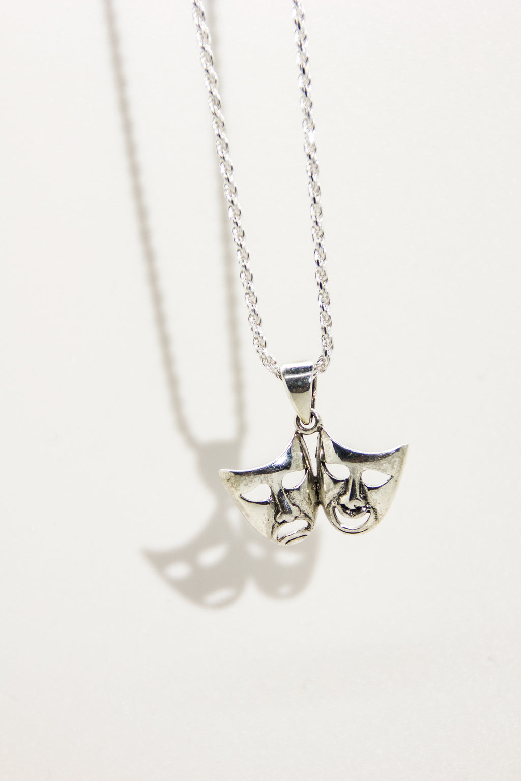 Tragedy Mask Necklace