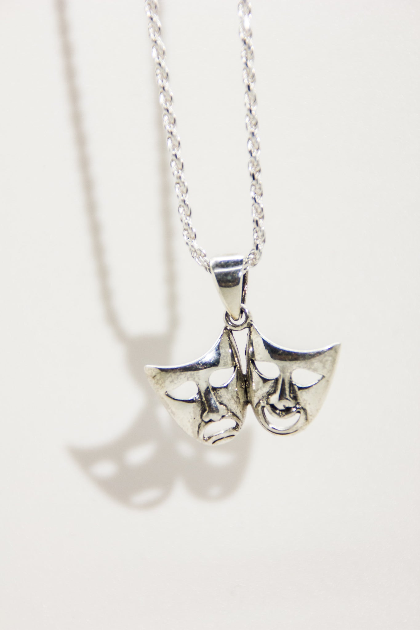 Tragedy Mask Necklace