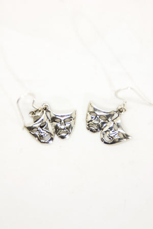 Tragedy Mask Earring