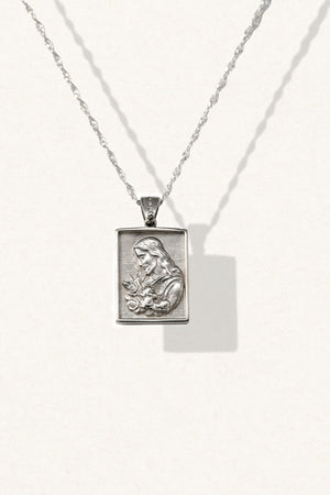 Framed Jesus Necklace