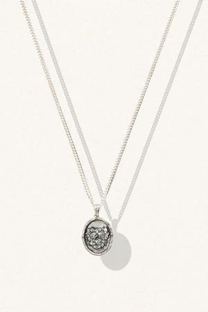 Rose Medal Necklace
