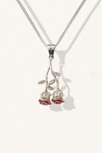 Twin Rose Necklace