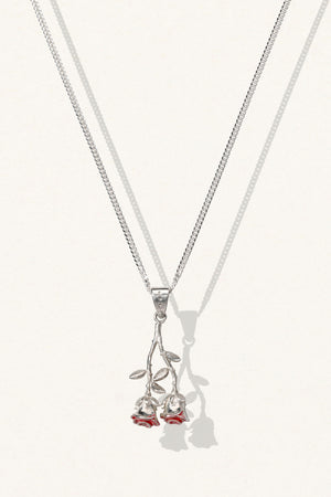 Twin Rose Necklace