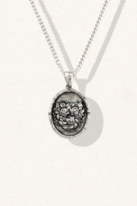 Rose Medal Necklace